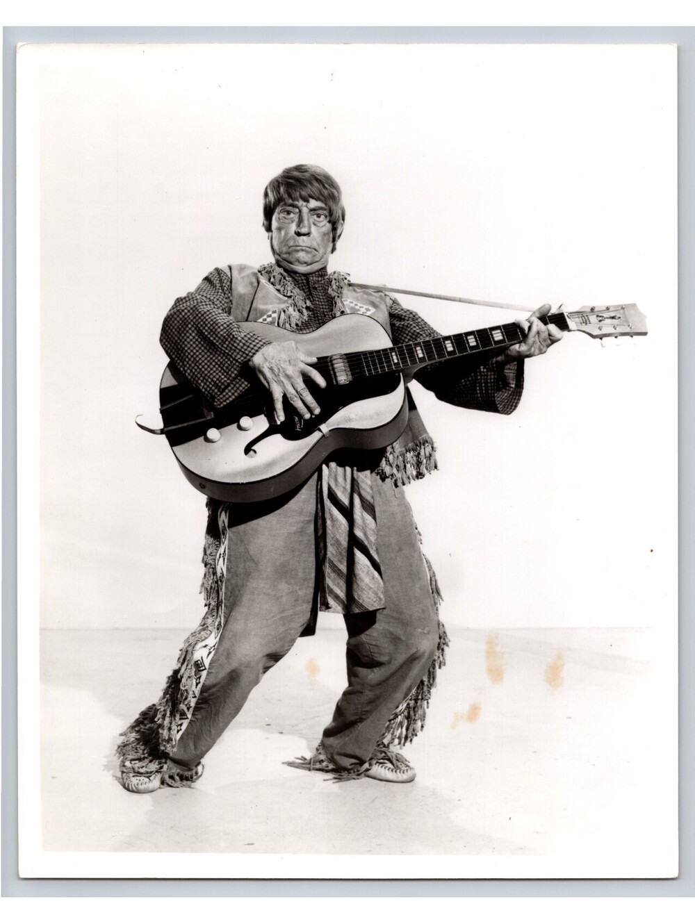 Buster Keaton With Guitar Photo Pajama Party Movie Photo Buster Keaton Photo